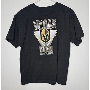 Vegas Golden Knights NHL Hockey Born T-Shirt Size Youth L 14/16 VGK Viva Las